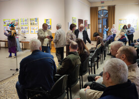 Відкриття виставки графіки А.Василенка «Гострий “Перець”