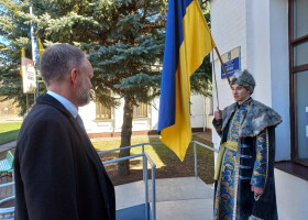 Посол Швеції в Україні в Державному історико-культурному заповіднику "Поле Полтавської битви"
