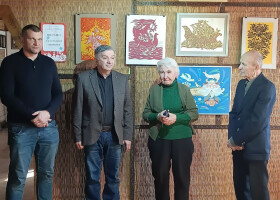 Відкриття виставки Євгена Івановича Пілюгіна «Витинанки»