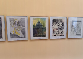 Презентація виставки робіт вихованців образотворчого відділення Полтавського ліцею №1