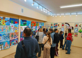 25 традиційна виставка дитячої творчості "Зимовий вернісаж"