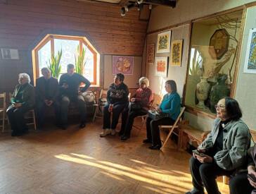 Відкриття виставки Євгена Івановича Пілюгіна «Витинанки»