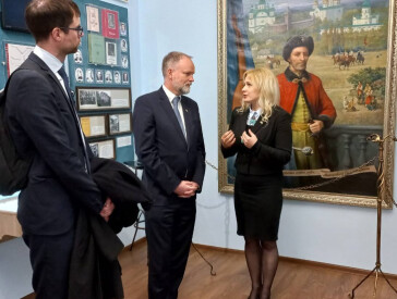 Посол Швеції в Україні в Державному історико-культурному заповіднику "Поле Полтавської битви"