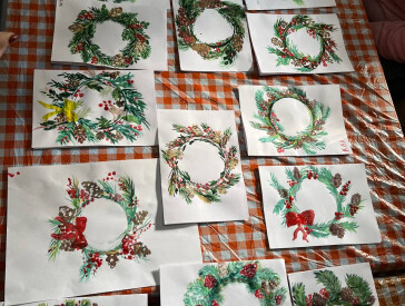 Майстер-клас з малювання «Старий рік минає, новий наступає»