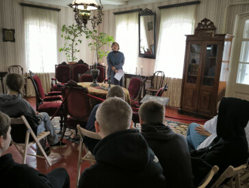 Перформанс «Коли література говорить по-справжньому: Панас Мирний» до Дня письменника