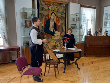 Виставка кобзарських музичних інструментів, присвячена пам’яті відомого кобзаря Миколи Будника