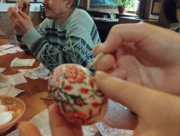 Майстер-клас із виготовлення писанок у техніці декупаж