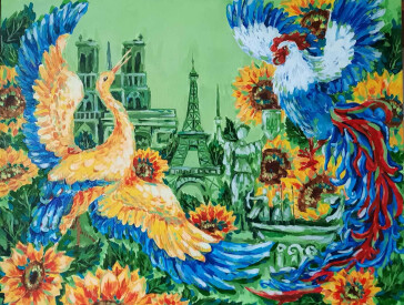 Виставка у Парижі за участю учнів Полтавської дитячої художньої школи імені Святослава Пашинського