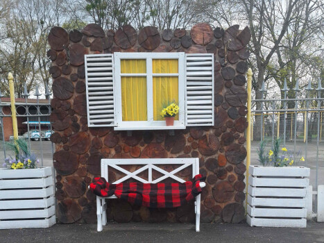 Святкові локації до Великодня в парку "Перемога"