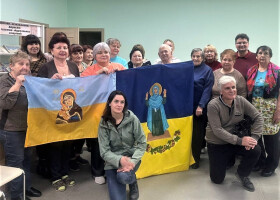 Дружнє спілкування з волонтерами із Чехії