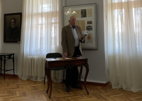 Презентація нової збірки гуморесок Якова Купінського "Знову два куми" у музеї Короленка