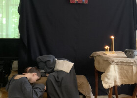Заняття з акторської майстерності в музеї Короленка Заняття з акторської майстерності в музеї Короленка