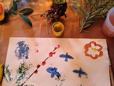 Майстер-клас «Малювання штампами» для молоді з інвалідністю