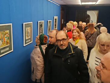 Відкриття виставки творів Василя Лопати