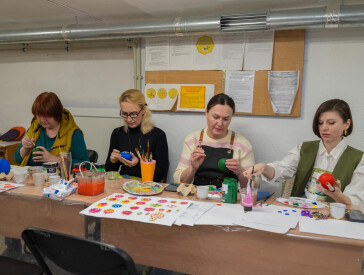 Майстер клас в рамках участі у міжрегіональній ініціативі «Великодній оберіг єдності»